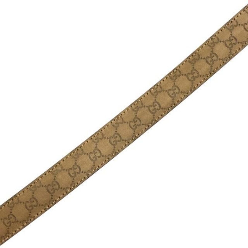 Gucci Belt Thin Belt Accessories Small Leather Pink Beige - Picture 6 of 9